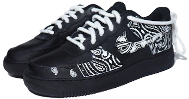 나이키 에어포스1 로우 '페이즐리 검은 사무라이' (Nike AF1 로우 '페이즐리 검사무' is shorter) CW2288-001(Team25-XR腰果花QD) Lookbook 나이키 에어포스1 로우 '페이즐리 검은 사무라이' (Nike AF1 로우 '페이즐리 검사무' is shorter) CW2288-001(Team25-XR腰果花QD)