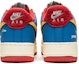 Shop 【定制球鞋】 皇馬青少年聯賽 Nike Air Force 1 Low 塗鴉 貼布腰果花 低幫 休閒 低幫 板鞋 男款 米紅藍