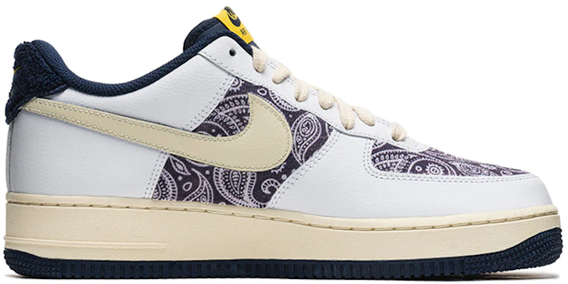 나이키 에어포스 1 로우 '페이즐리 패치워크 화이트-퍼플' (커스텀) DO5220-141(Team22-男款腰果花A-BOX) Order 나이키 에어포스 1 로우 '페이즐리 패치워크 화이트-퍼플' (커스텀) DO5220-141(Team22-男款腰果花A-BOX)
