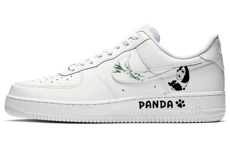 Buy [Sepatu Custom] Nike Air Force 1 Low 'Panda Bamboo' CW2288-111(Team181-惬意熊猫)