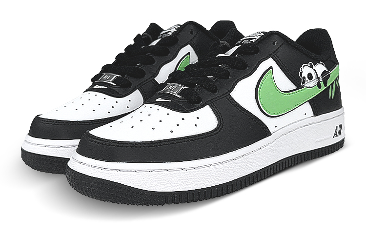 Lookbook [定制鞋] 耐克 Air Force 1 Low '熊猫竹涂鸦' DV1621-001(Team叁-女款AF熊猫SBOX)