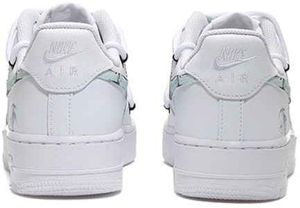 【定制球鞋】Nike Air Force 1 Low 抱竹熊貓 中國風 清新文竹 復古 低幫 板鞋 GS 白色 Shop 【定制球鞋】Nike Air Force 1 Low 抱竹熊貓 中國風 清新文竹 復古 低幫 板鞋 GS 白色