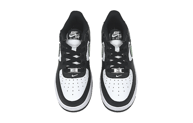 Shop [定制鞋] 耐克 Air Force 1 Low '熊猫竹涂鸦' DV1621-001(Team叁-女款AF熊猫SBOX)