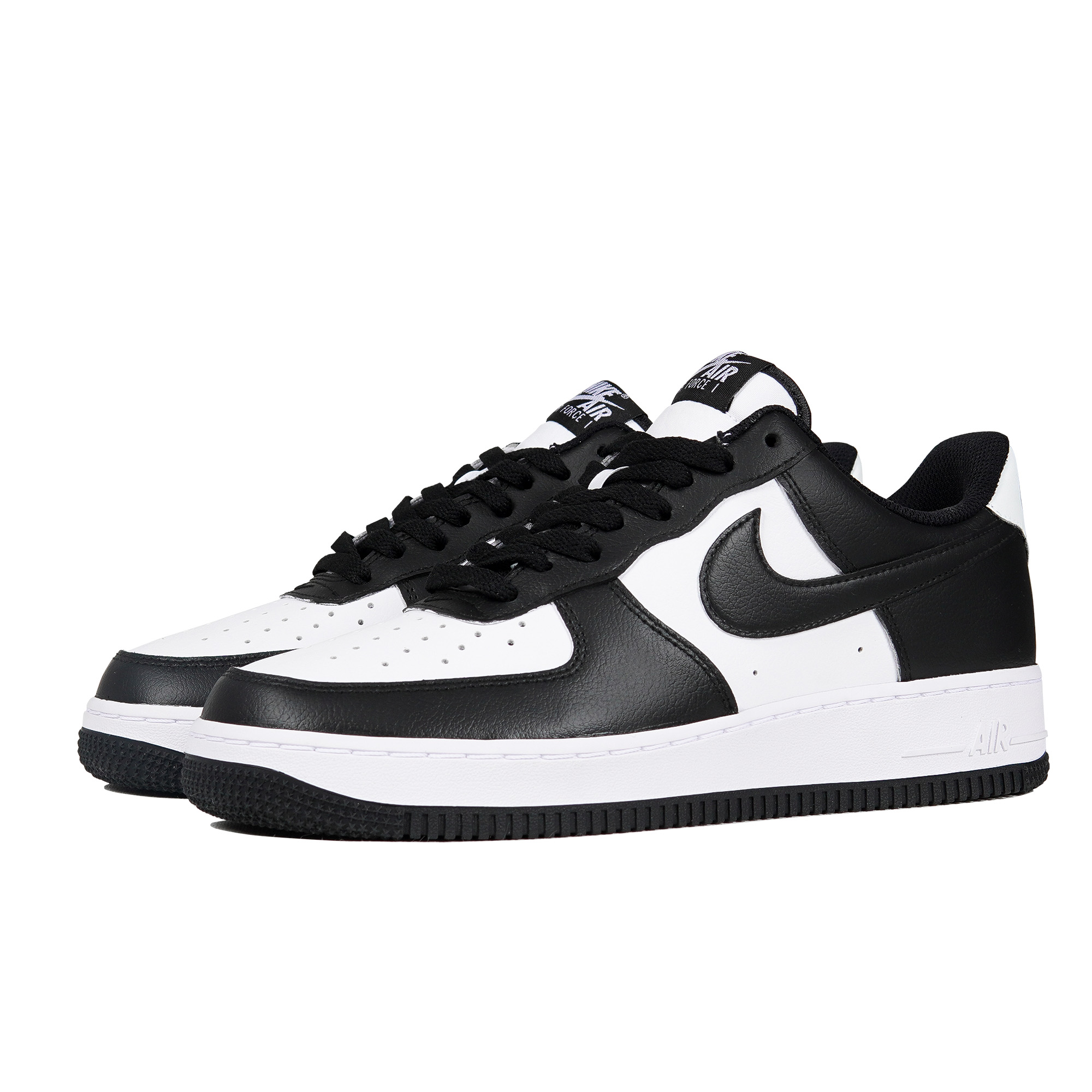 Lookbook カスタム Nike Air Force 1 Low パンダ (黒白) DR9867-102(TeamP-AF熊猫黑白男女同款)