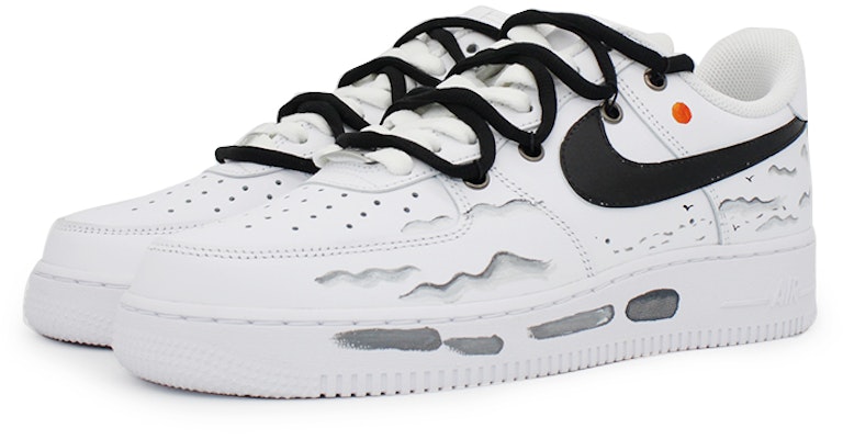 나이키 에어포스 1 로우 '판다 블랙-화이트' (커스텀) CW2288-111(team41-国潮水墨黑) Lookbook 나이키 에어포스 1 로우 '판다 블랙-화이트' (커스텀) CW2288-111(team41-国潮水墨黑)