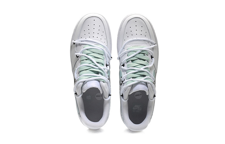 Shop 【カスタムシューズ】ナイキ エアフォース1 ロー「パンダ中国スタイル」 DH2920-111(Team10-抱竹熊猫女白QD)