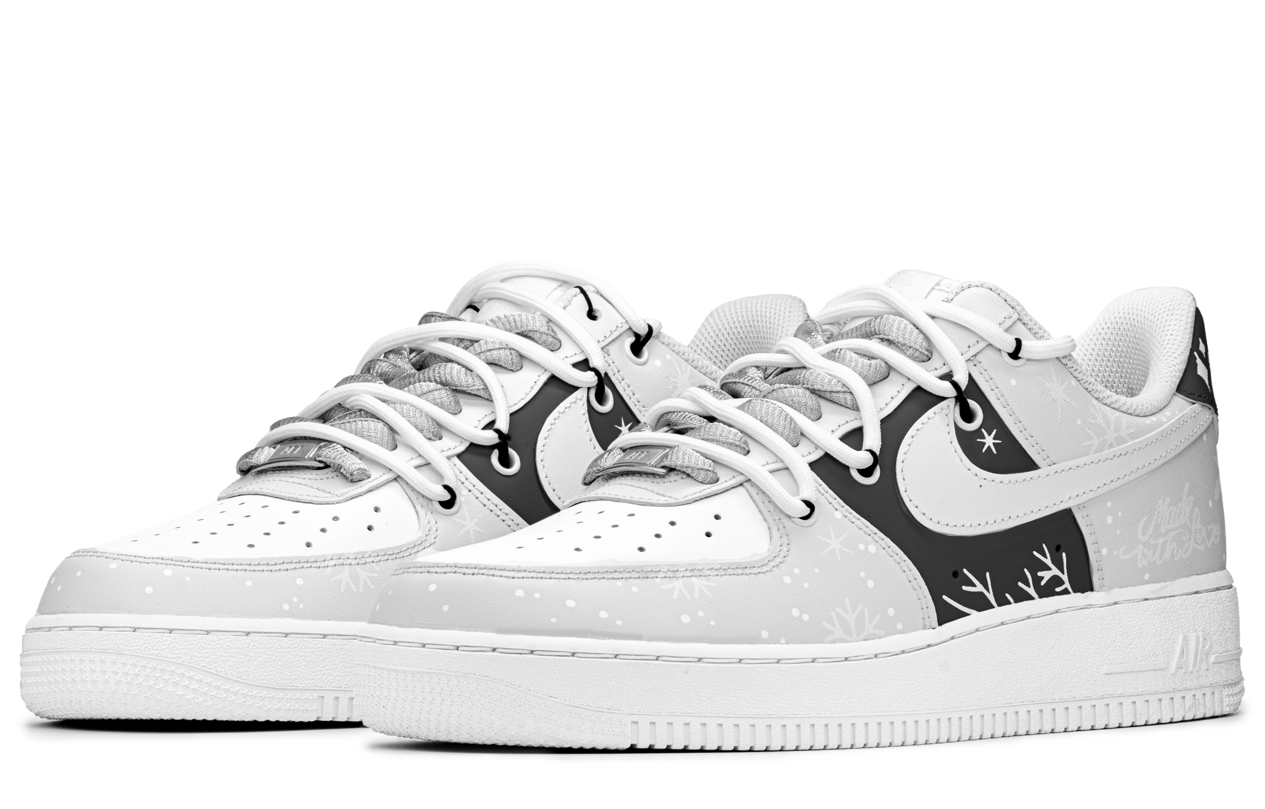 Lookbook 나이키 에어포스1 로우 '판다 해체 러브' (Nike AF1 로우 '판다 해체 사랑') DH2920-111(TeamA-女爱情造熊猫S-BOX)