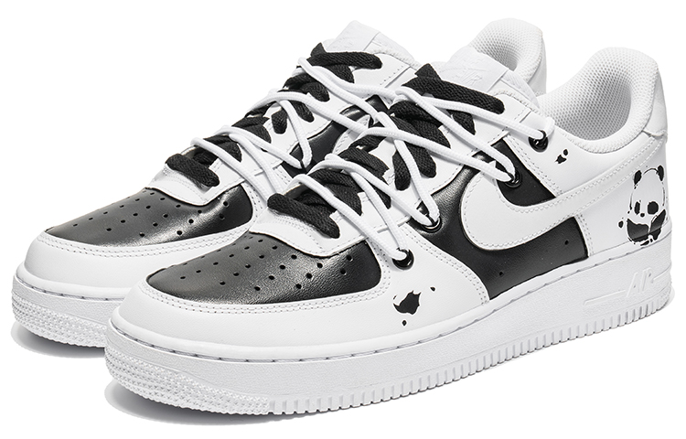 Lookbook [Sepatu Custom] Nike Air Force 1 Low 'Panda Graffiti' CW2288-111(TeamB-黑白熊猫解构)