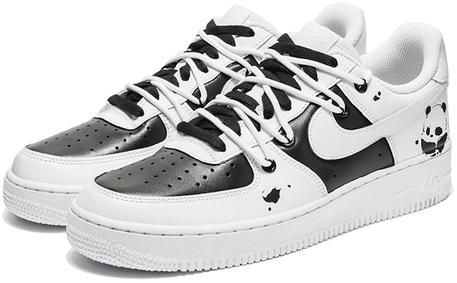 ナイキ AF1 ロー "パンダ落書き" カスタム CW2288-111(TeamB-黑白熊猫解构) Lookbook ナイキ AF1 ロー "パンダ落書き" カスタム CW2288-111(TeamB-黑白熊猫解构)