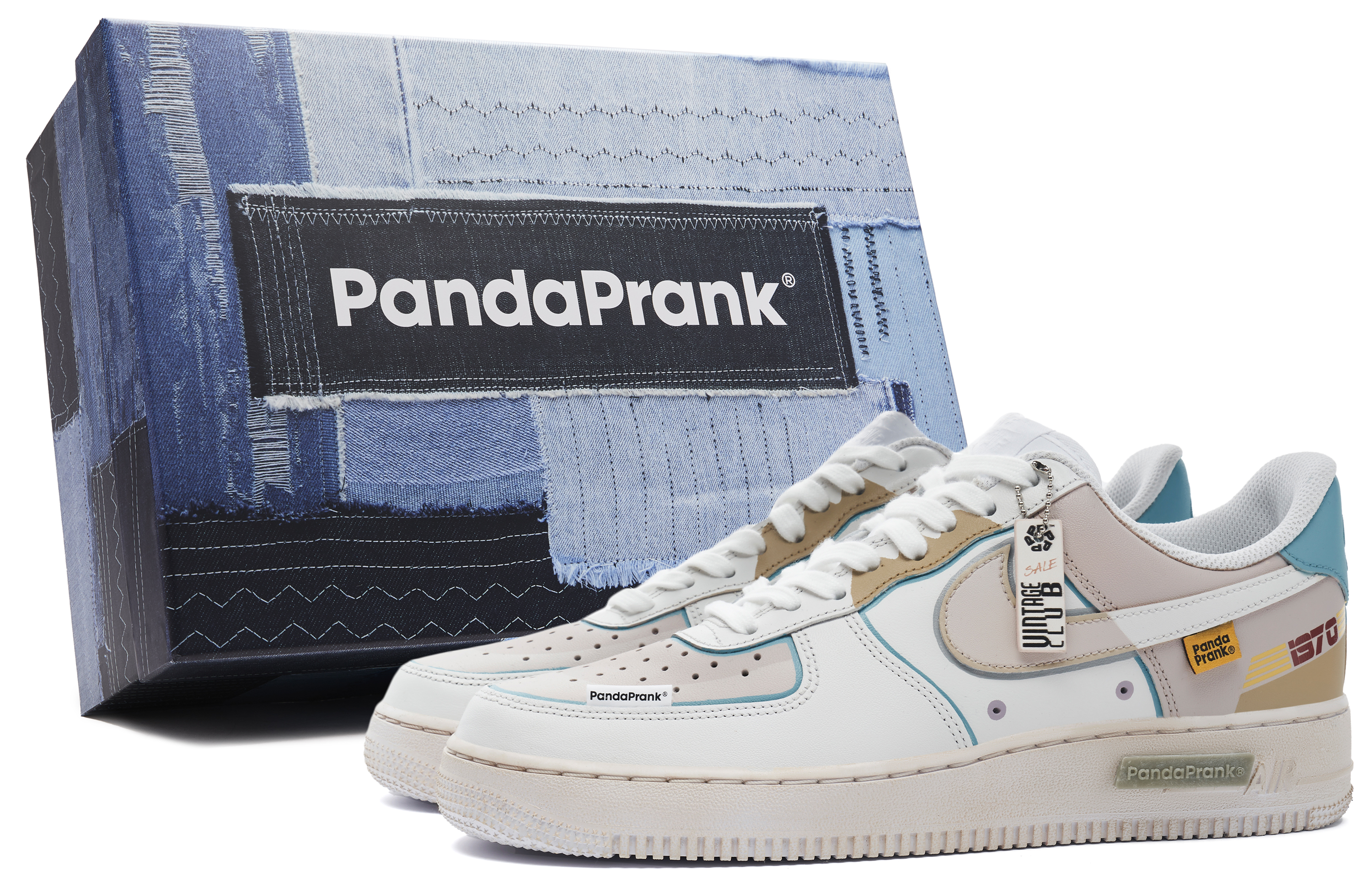 [Custom Shoes] Nike Air Force 1 Low 'Panda Retro'