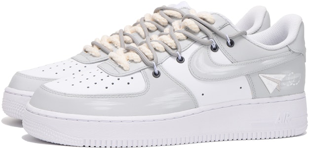 【客製化球鞋】Nike Air Force 1 Low 07 vibe風 老化 紙飛機 分解 高街 低筒 板鞋 男款 灰色 Shop 【客製化球鞋】Nike Air Force 1 Low 07 vibe風 老化 紙飛機 分解 高街 低筒 板鞋 男款 灰色