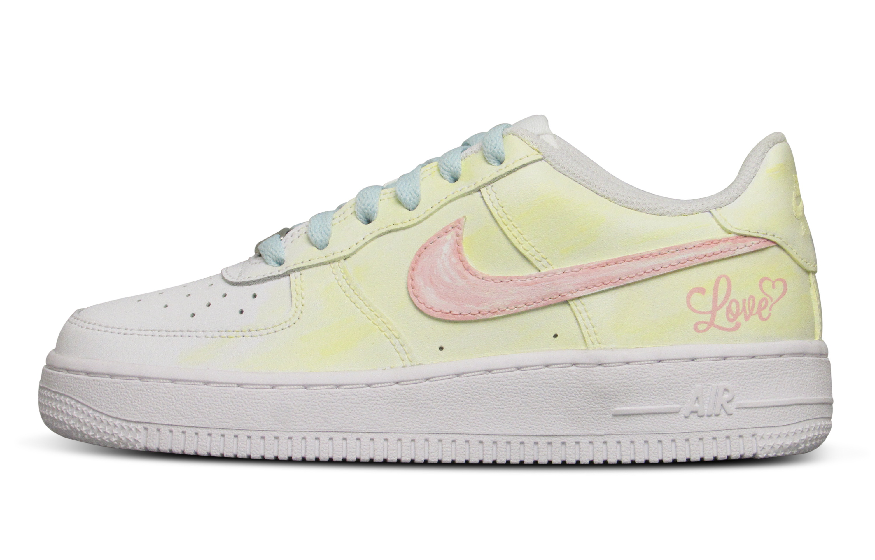 [Custom Shoes] Nike Air Force 1 Low 'Pastel Pink Love'