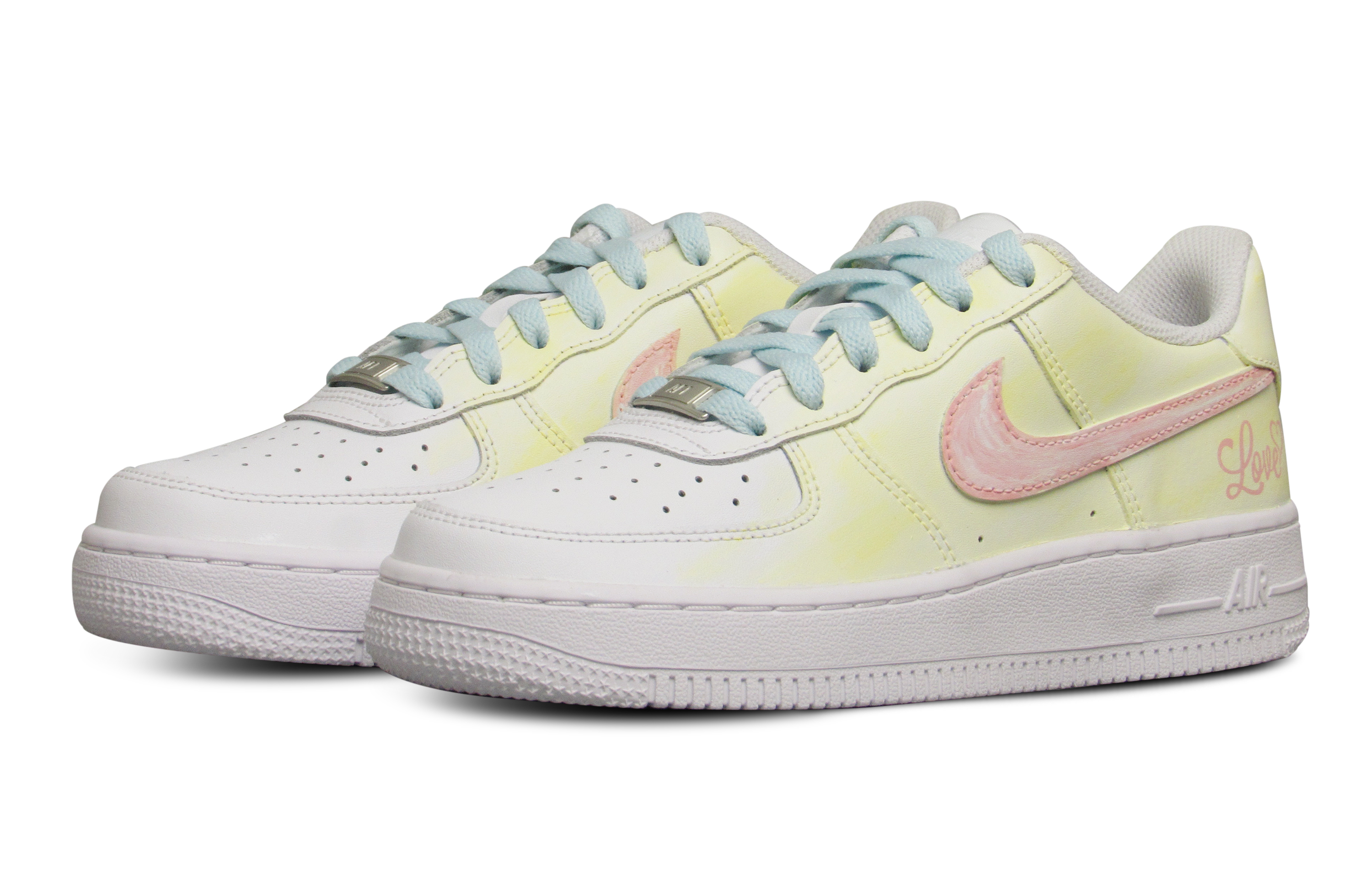 [Custom Shoes] Nike Air Force 1 Low 'Pastel Pink Love' 圖 3