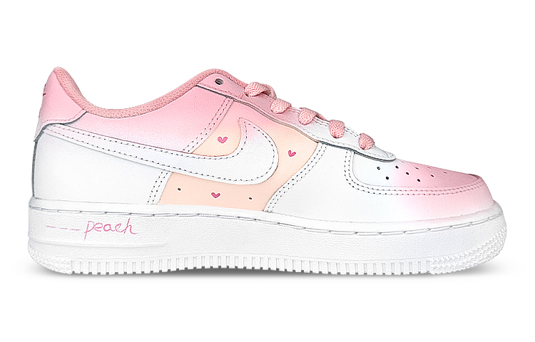 Order [Kasut Custom] Nike Air Force 1 Low 'Peach Gradient' CW2288-111(Team47-男款水蜜桃SBOX)