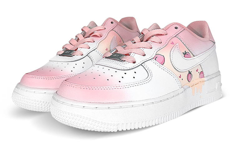 Lookbook [Kasut Custom] Nike Air Force 1 Low 'Peach Gradient' CW2288-111(Team47-男款水蜜桃SBOX)