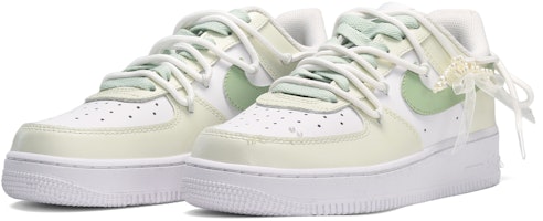 カスタムシューズ Nike エアフォース1 ロー 'パールガール サマーバブル 白-緑' DD8959-100(TeamE-女款珍珠女孩白绿) Lookbook カスタムシューズ Nike エアフォース1 ロー 'パールガール サマーバブル 白-緑' DD8959-100(TeamE-女款珍珠女孩白绿)