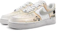 Lookbook 【訂製球鞋】Nike Air Force 1 Low 07 冷涼夏季 熊貓款式 珍珠金鉤 高溫爽快 低筒 板鞋 男款 黃灰