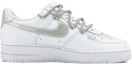 Lookbook 【訂製球鞋】Nike Air Force 1 骨頭空軍 Cleanfit風 珠光銀 街頭復古情侶款 日常百搭 包覆性增高 低筒 板鞋 男女同款 白銀