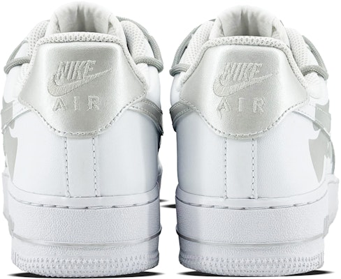 【訂製球鞋】Nike Air Force 1 骨頭空軍 Cleanfit風 珠光銀 街頭復古情侶款 日常百搭 包覆性增高 低筒 板鞋 男女同款 白銀 Purchase 【訂製球鞋】Nike Air Force 1 骨頭空軍 Cleanfit風 珠光銀 街頭復古情侶款 日常百搭 包覆性增高 低筒 板鞋 男女同款 白銀