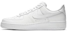 Sizing 【訂製球鞋】Nike Air Force 1 骨頭空軍 Cleanfit風 珠光銀 街頭復古情侶款 日常百搭 包覆性增高 低筒 板鞋 男女同款 白銀