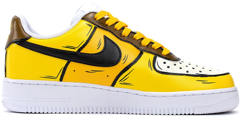 【訂製球鞋】 Nike Air Force 1 Low 空軍一號 野鶴製造 動漫訂製 皮卡丘二次元 寶可夢 立體尾巴 低幫 板鞋 男款 黑黃 Order 【訂製球鞋】 Nike Air Force 1 Low 空軍一號 野鶴製造 動漫訂製 皮卡丘二次元 寶可夢 立體尾巴 低幫 板鞋 男款 黑黃