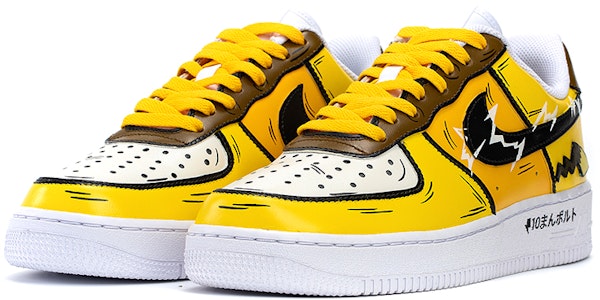 【訂製球鞋】 Nike Air Force 1 Low 空軍一號 野鶴製造 動漫訂製 皮卡丘二次元 寶可夢 立體尾巴 低幫 板鞋 男款 黑黃 Lookbook 【訂製球鞋】 Nike Air Force 1 Low 空軍一號 野鶴製造 動漫訂製 皮卡丘二次元 寶可夢 立體尾巴 低幫 板鞋 男款 黑黃