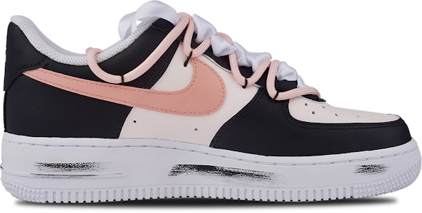 【定製球鞋】 Nike Air Force 1 Low 粉墨做舊 解構 防滑耐磨 低筒 板鞋 男款 粉黑 Order 【定製球鞋】 Nike Air Force 1 Low 粉墨做舊 解構 防滑耐磨 低筒 板鞋 男款 粉黑