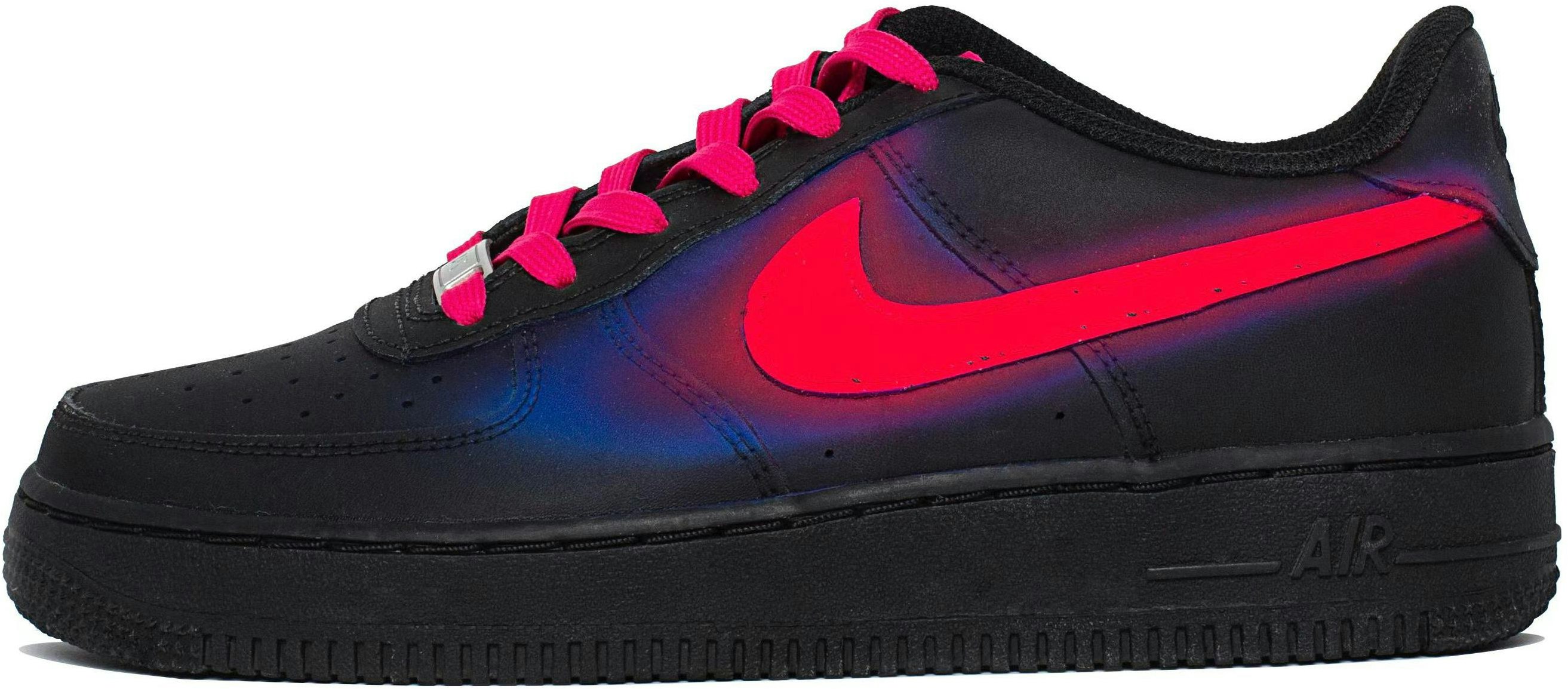custom-shoes-nike-air-force-1-low-pink-black-gradient