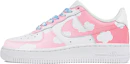 Buy 【定制球鞋】Nike Air Force 1 Low 空軍一號 玖制 粉色雲朵 粉色星空 漸變 休閒 低幫 板鞋 男款 白粉