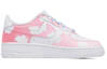 Order 【定制球鞋】Nike Air Force 1 Low 空軍一號 玖制 粉色雲朵 粉色星空 漸變 休閒 低幫 板鞋 男款 白粉