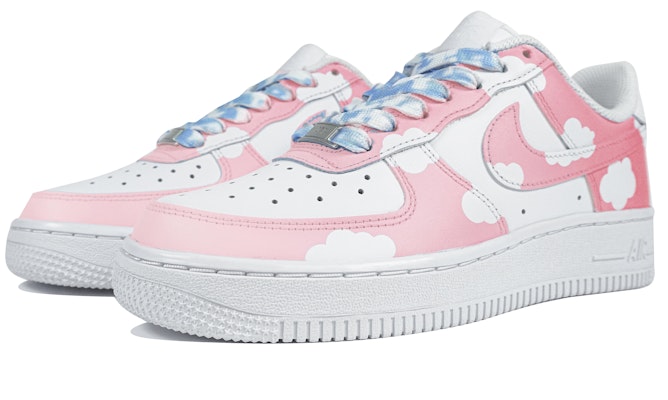 【定制球鞋】Nike Air Force 1 Low 空軍一號 玖制 粉色雲朵 粉色星空 漸變 休閒 低幫 板鞋 男款 白粉 Lookbook 【定制球鞋】Nike Air Force 1 Low 空軍一號 玖制 粉色雲朵 粉色星空 漸變 休閒 低幫 板鞋 男款 白粉