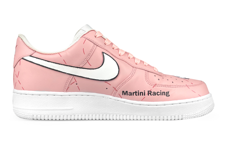 Lookbook [Kasut Custom] Nike Air Force 1 Rendah 'Lampu LED Cyberpunk Merah Jambu' CW2288-111(Team叁-男LED粉猪)