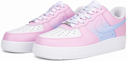 【定制球鞋】Nike Air Force 1 Low 空軍一號 惡魔笑臉 天空 小眾 低幫 板鞋 男款 粉白 Lookbook 【定制球鞋】Nike Air Force 1 Low 空軍一號 惡魔笑臉 天空 小眾 低幫 板鞋 男款 粉白
