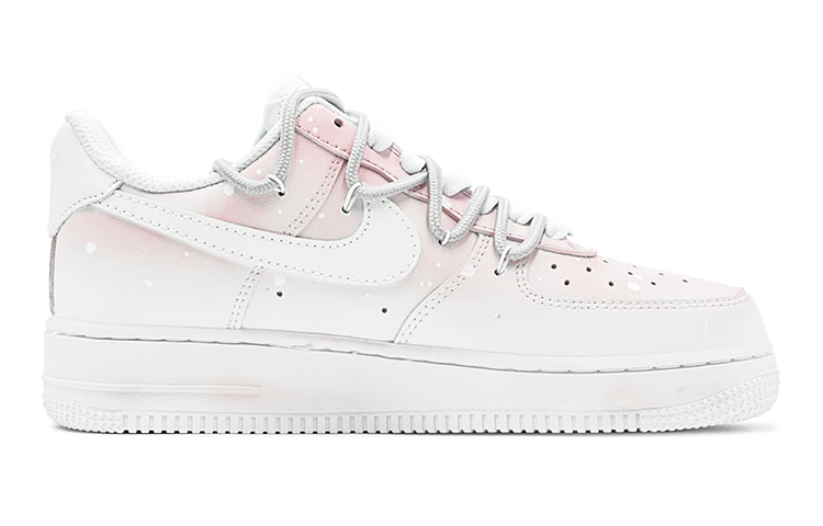 Order 나이키 에어포스 1 로우 '핑크 드림 그라데이션' (커스텀) CW2288-111(TeamS-粉白印染男S-BOX)
