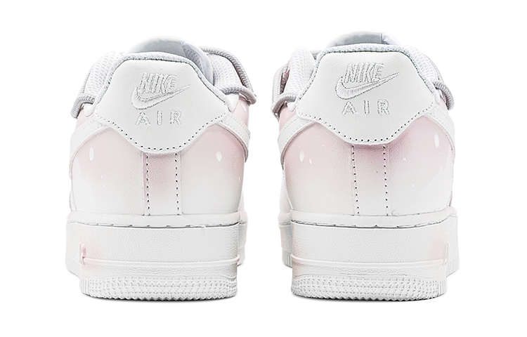 Shop 나이키 에어포스 1 로우 '핑크 드림 그라데이션' (커스텀) CW2288-111(TeamS-粉白印染男S-BOX)