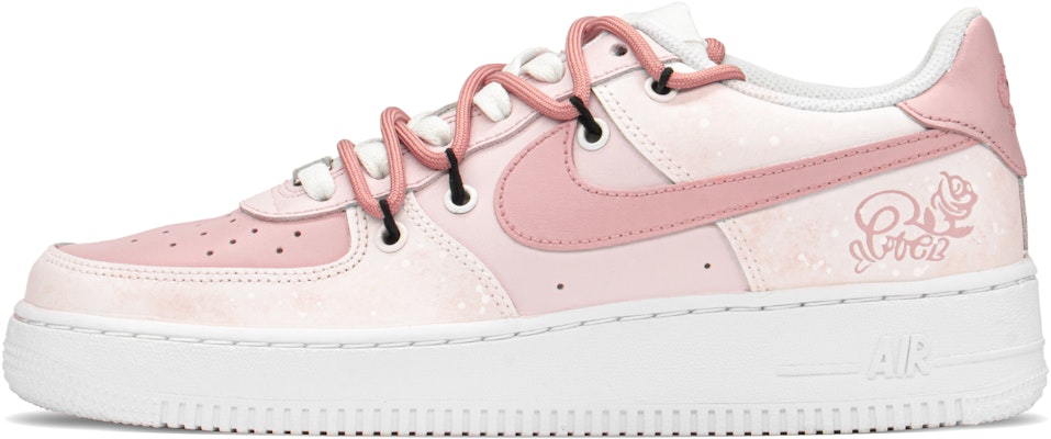 【定制球鞋】 Nike Air Force 1 Low FZBB 解構 粉星空 玫瑰 禮盒 低幫 板鞋 GS 粉白 Buy 【定制球鞋】 Nike Air Force 1 Low FZBB 解構 粉星空 玫瑰 禮盒 低幫 板鞋 GS 粉白