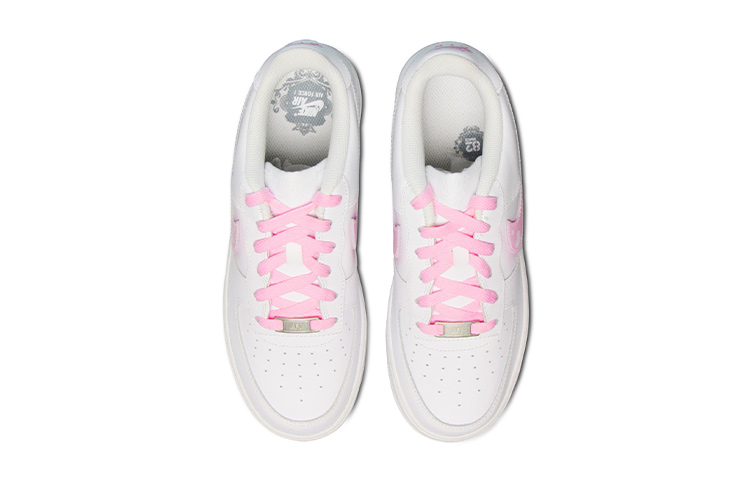 Shop 나이키 에어포스 1 로우 '핑크 그라데이션 하트' (커스텀) DH2920-111(Team19-粉色爱心QD)