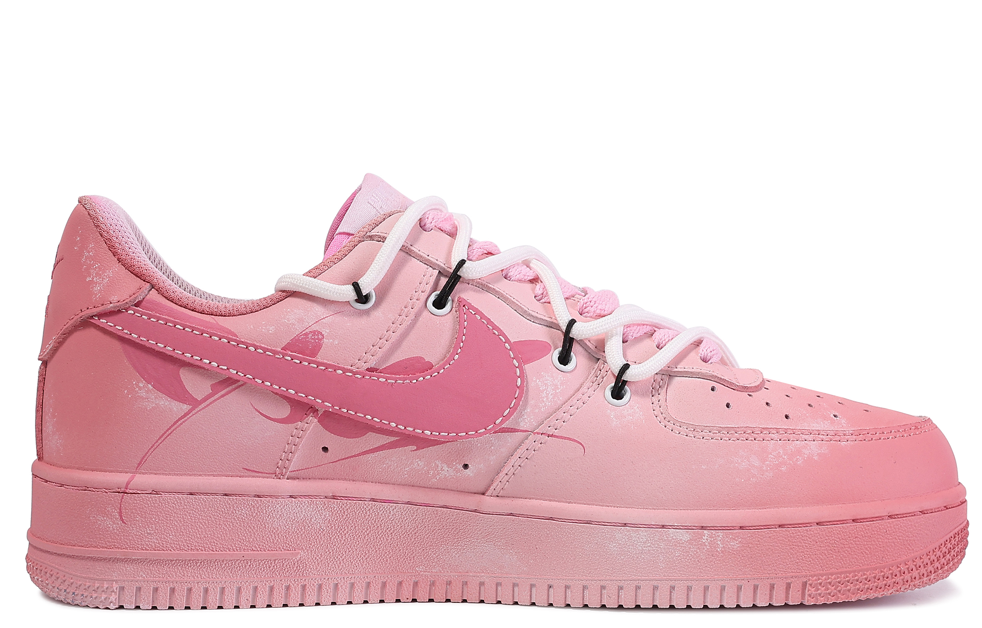 Order [커스텀 슈즈] 나이키 에어 포스 1 로우 '핑크 그래피티' CW2288-111(TeamM-粉色律动-BOX)