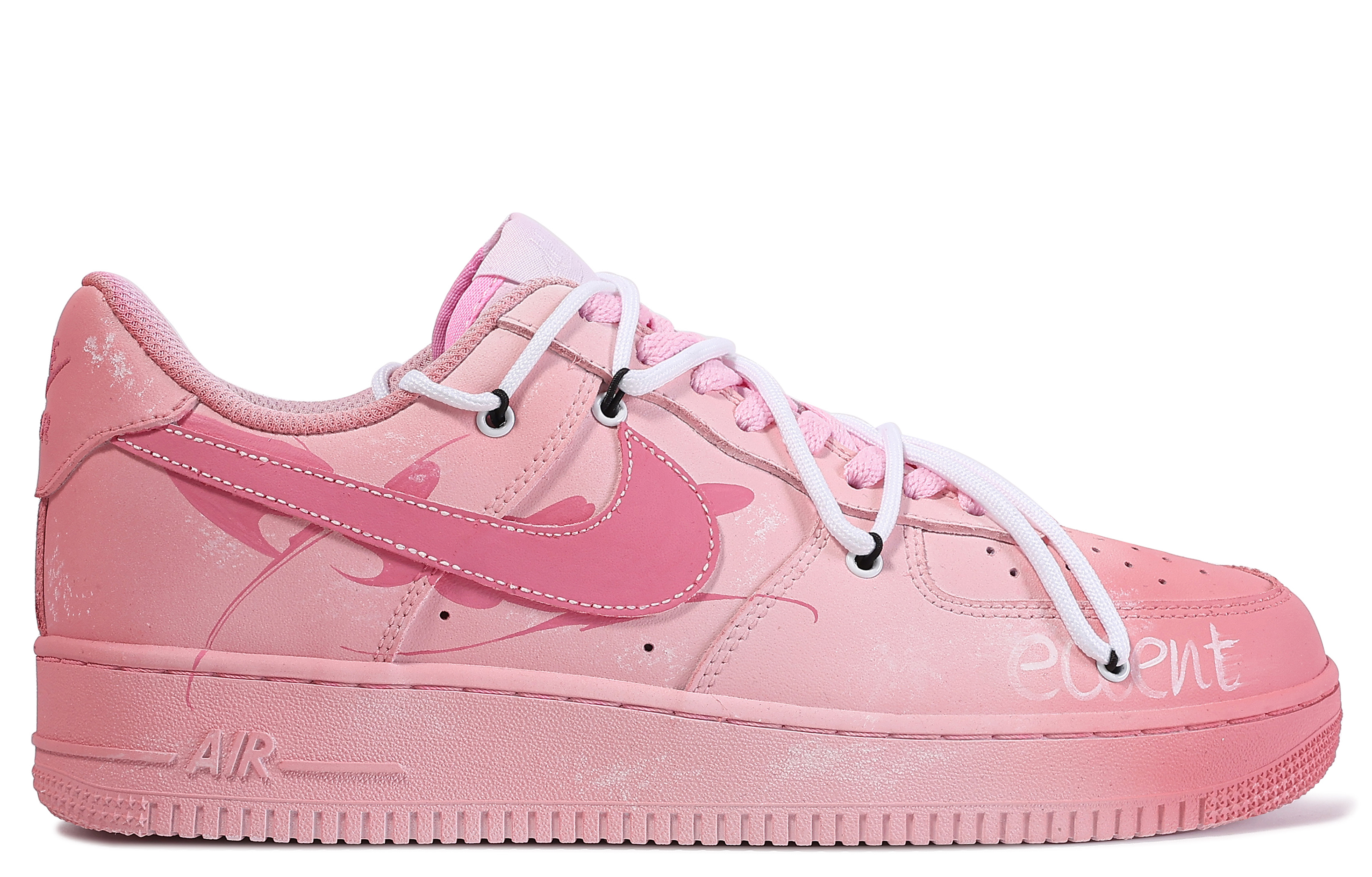 Lookbook [커스텀 슈즈] 나이키 에어 포스 1 로우 '핑크 그래피티' CW2288-111(TeamM-粉色律动-BOX)