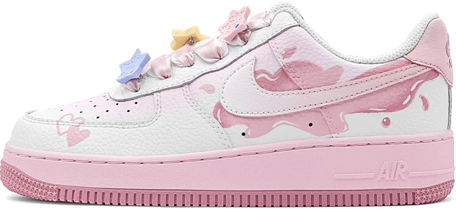 custom-shoes-nike-air-force-1-low-pink-jelly