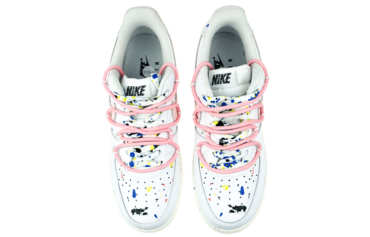 Purchase 【定制球鞋】Nike Air Force 1 Low 空軍一號 潑墨 解構 低幫 板鞋 男女同款 粉白