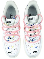 【定制球鞋】Nike Air Force 1 Low 空軍一號 潑墨 解構 低幫 板鞋 男女同款 粉白 Purchase 【定制球鞋】Nike Air Force 1 Low 空軍一號 潑墨 解構 低幫 板鞋 男女同款 粉白