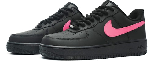 Zapatillas Nike Air Force 1 Low 'Swoosh Rosa Pintado a Mano' 315122-001(Team11-粉勾男款黑粉S-BOX) Lookbook Zapatillas Nike Air Force 1 Low 'Swoosh Rosa Pintado a Mano' 315122-001(Team11-粉勾男款黑粉S-BOX)