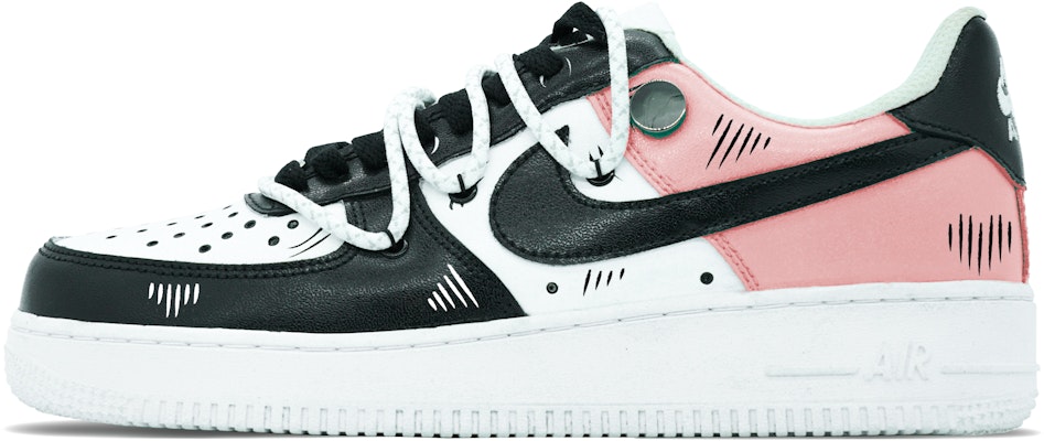 Nike Air Force 1 Personalizadas Rosa/Blanco/Negro Hebilla Dorada DH2920-111(Team16-女款二次元解构粉白黑) Buy Nike Air Force 1 Personalizadas Rosa/Blanco/Negro Hebilla Dorada DH2920-111(Team16-女款二次元解构粉白黑)