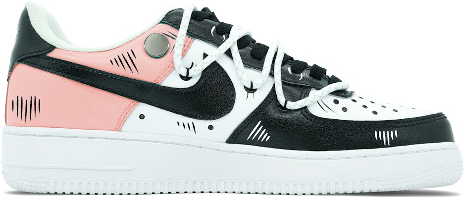 Nike Air Force 1 Personalizadas Rosa/Blanco/Negro Hebilla Dorada DH2920-111(Team16-女款二次元解构粉白黑) Order Nike Air Force 1 Personalizadas Rosa/Blanco/Negro Hebilla Dorada DH2920-111(Team16-女款二次元解构粉白黑)