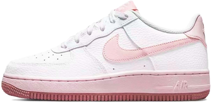 【訂製球鞋】 Nike Air Force 1 Low 禮盒 變光星空 浪漫主義 小眾設計 休閒 低筒 板鞋 GS 粉白 5