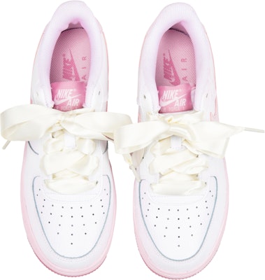 【訂製球鞋】 Nike Air Force 1 Low 禮盒 變光星空 浪漫主義 小眾設計 休閒 低筒 板鞋 GS 粉白 1