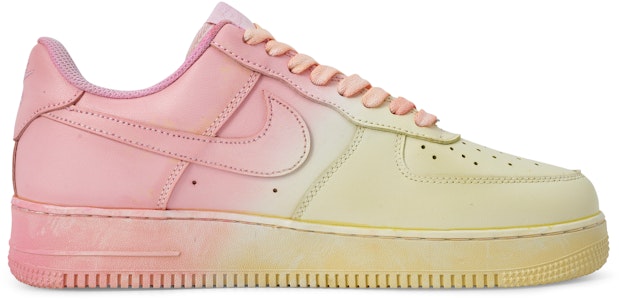 【訂製球鞋】 Nike Air Force 1 Low 芷林 染色 簡潔 特殊鞋盒 低筒 板鞋 男款 粉黃 Order 【訂製球鞋】 Nike Air Force 1 Low 芷林 染色 簡潔 特殊鞋盒 低筒 板鞋 男款 粉黃