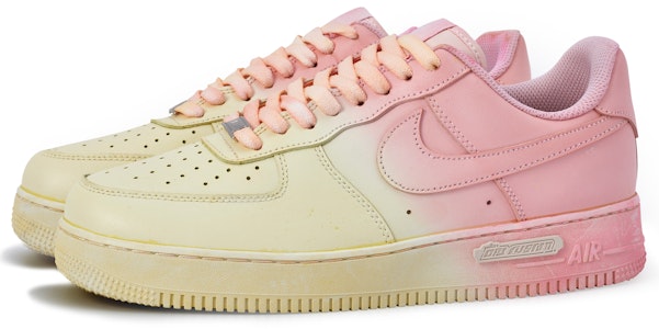 【訂製球鞋】 Nike Air Force 1 Low 芷林 染色 簡潔 特殊鞋盒 低筒 板鞋 男款 粉黃 Lookbook 【訂製球鞋】 Nike Air Force 1 Low 芷林 染色 簡潔 特殊鞋盒 低筒 板鞋 男款 粉黃