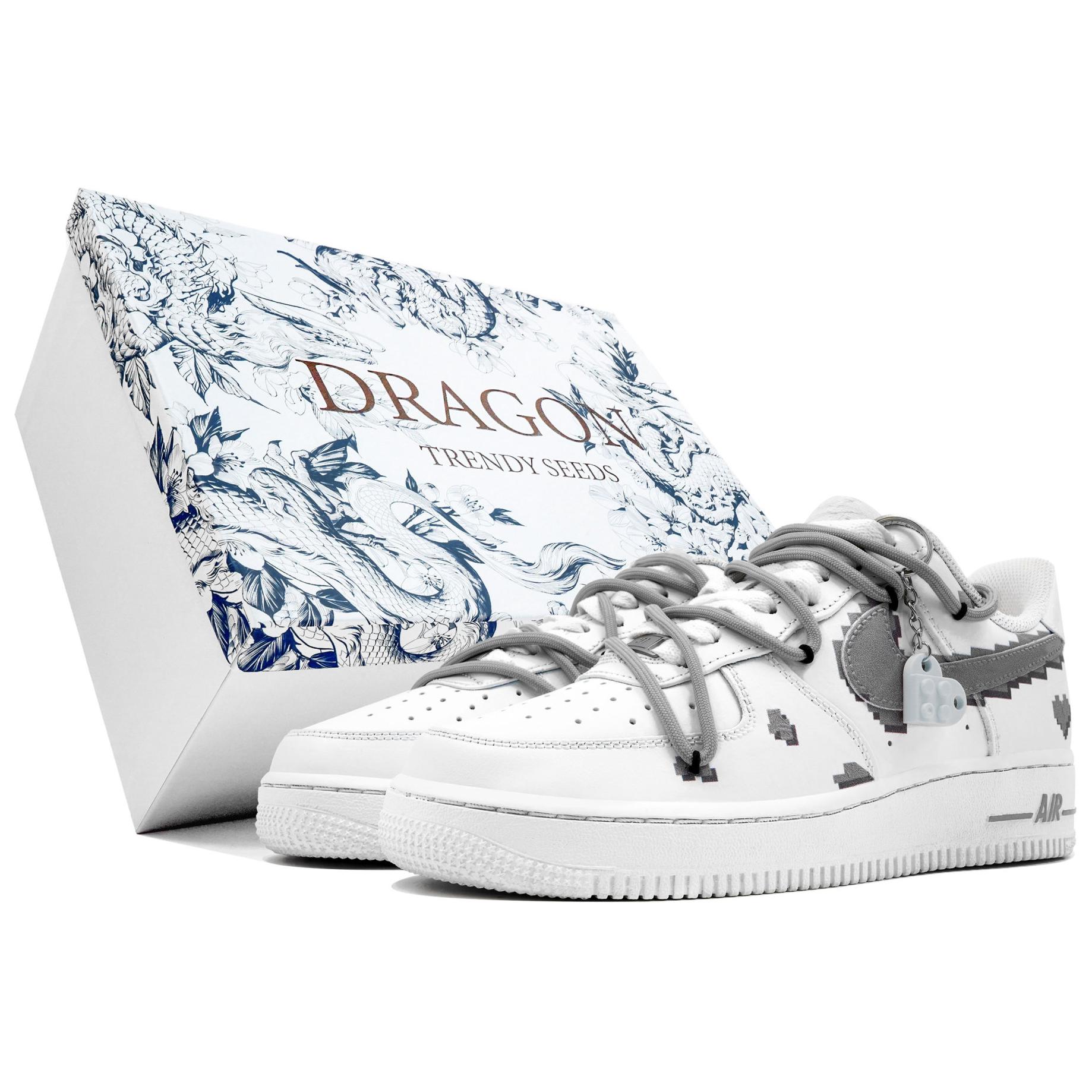 Buy [Zapatillas Personalizadas] Nike Air Force 1 Low 'Pixel Block' CW2288-111(Team113-像素方块S-BOX)